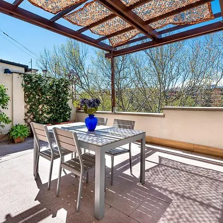 아파트 Lungotevere Testaccio Rooftop 로마